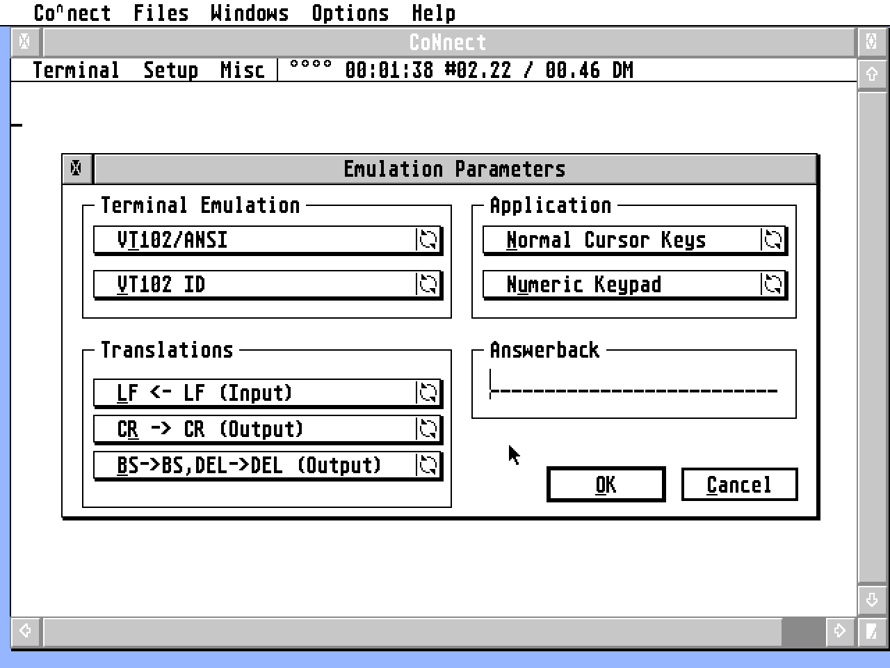 CoNnect atari screenshot